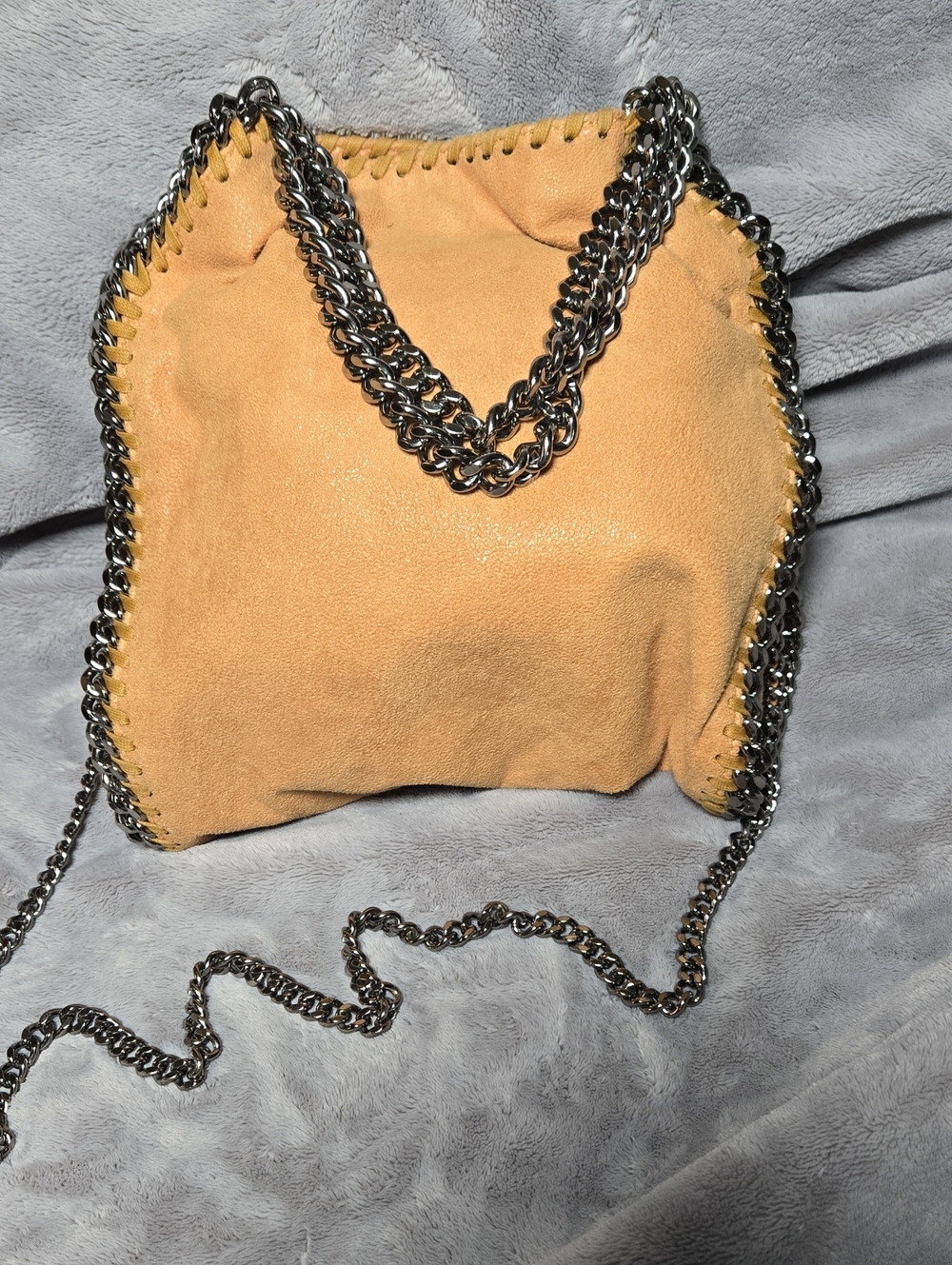 Stella McCartney Yellow Falabella Fold Over Tote